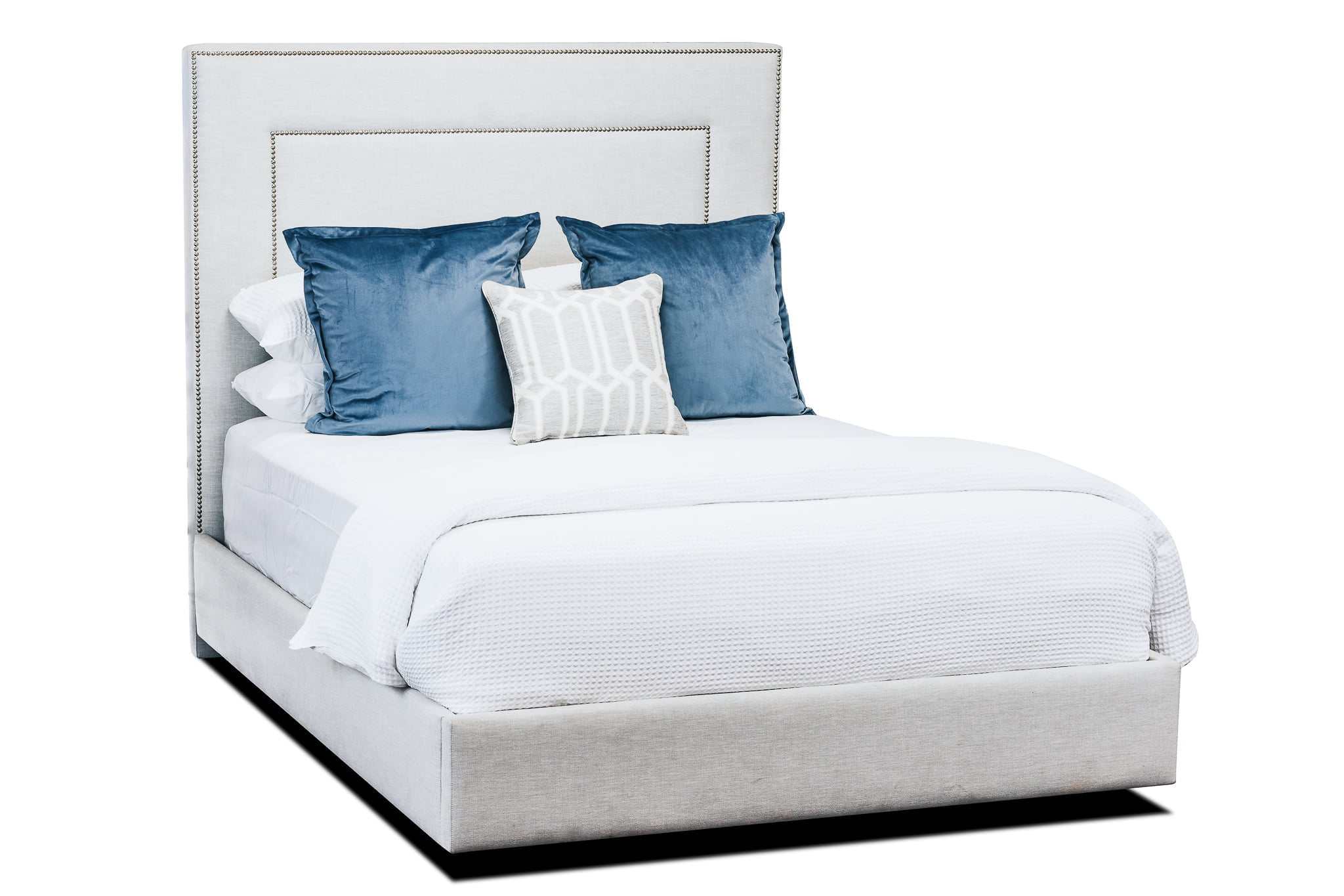 Wyoming Bed Custom Upholstered King Queen Double Single 2