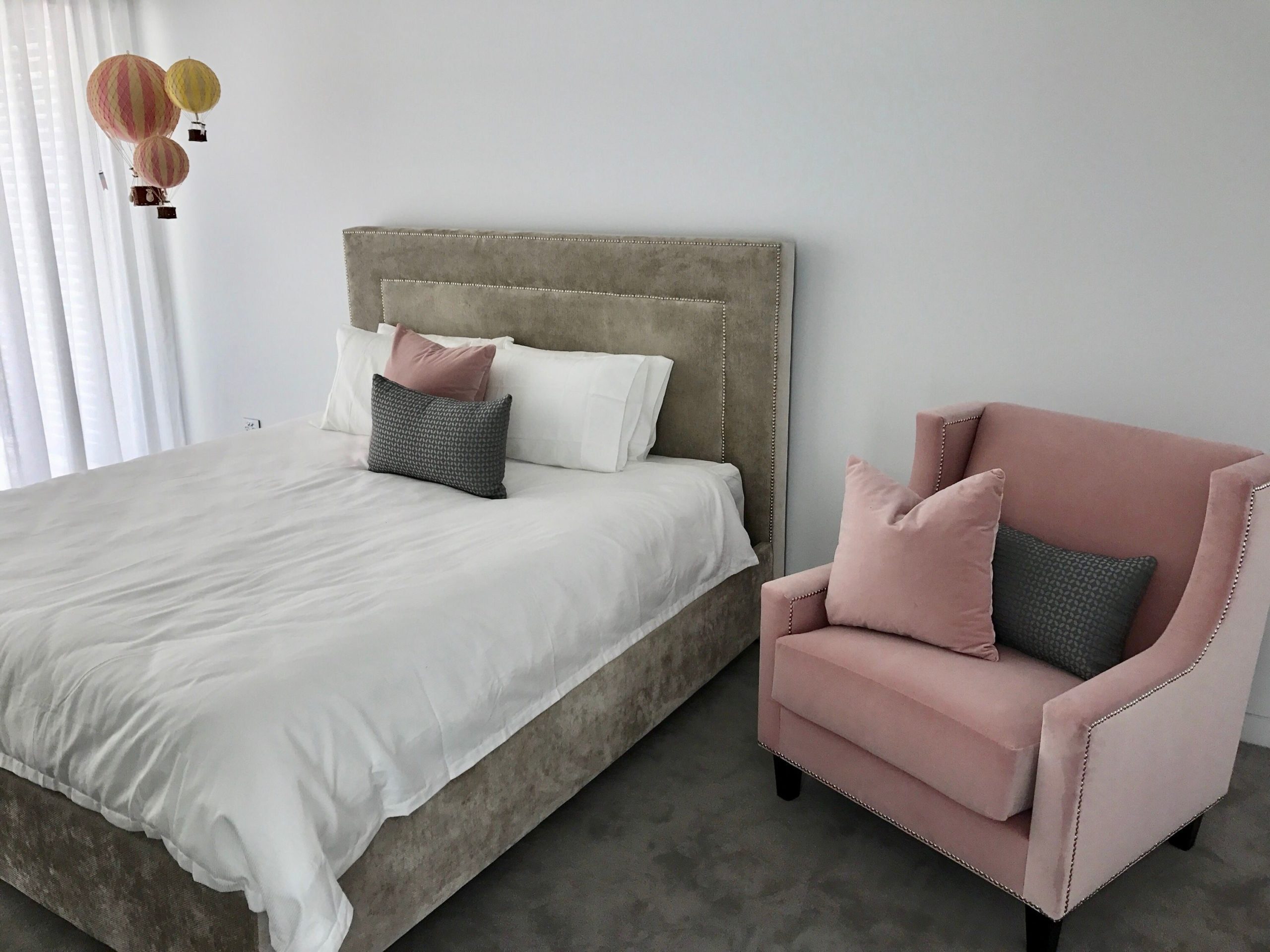 Wyoming Bed Custom Upholstered King Queen Double Single 4