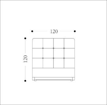 QUEST (floating Base) - King Single Drawing