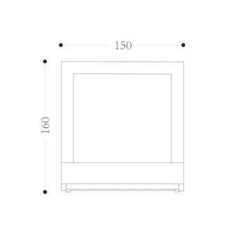 WYOMING - King Single Bed Drawing